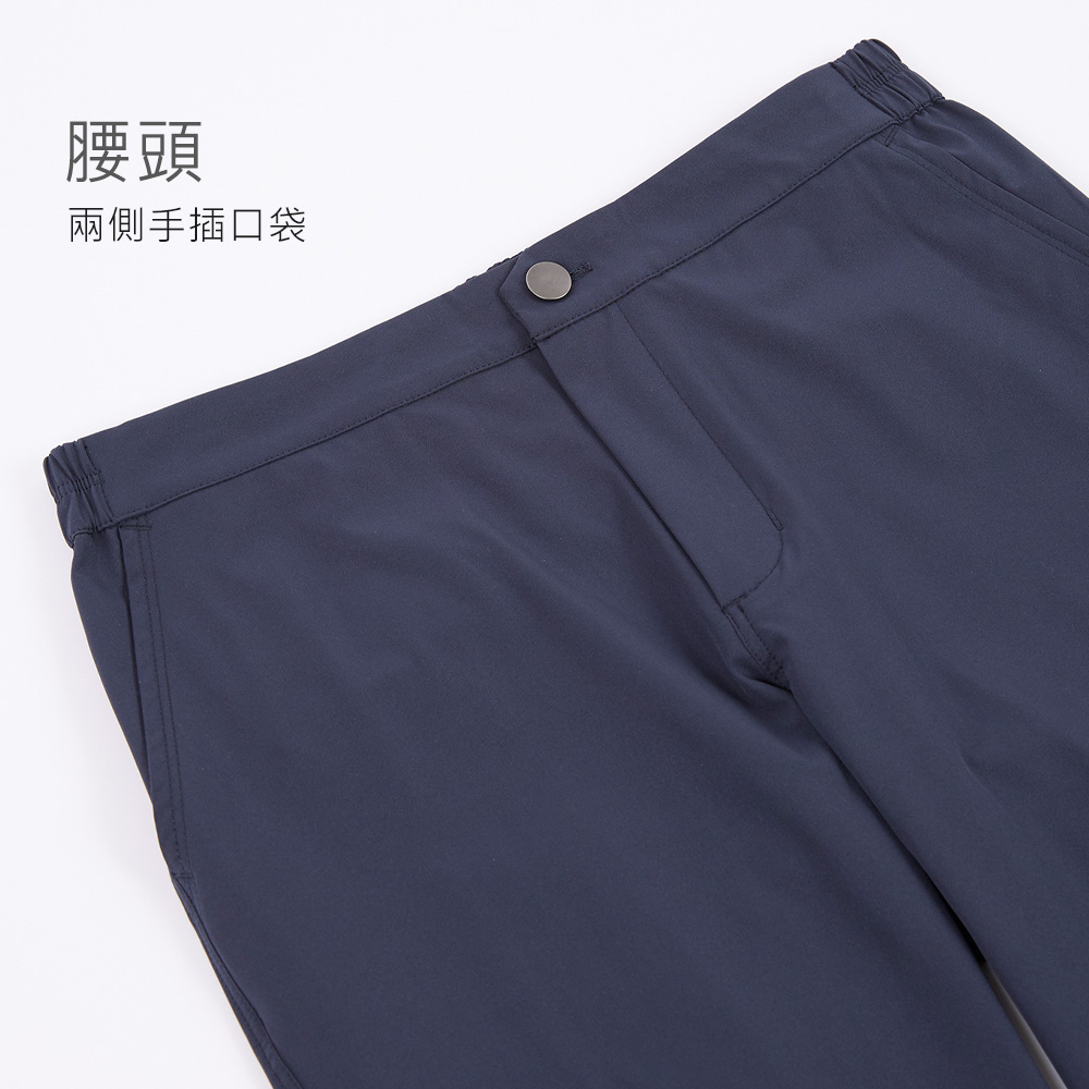 腰頭兩側手插口袋