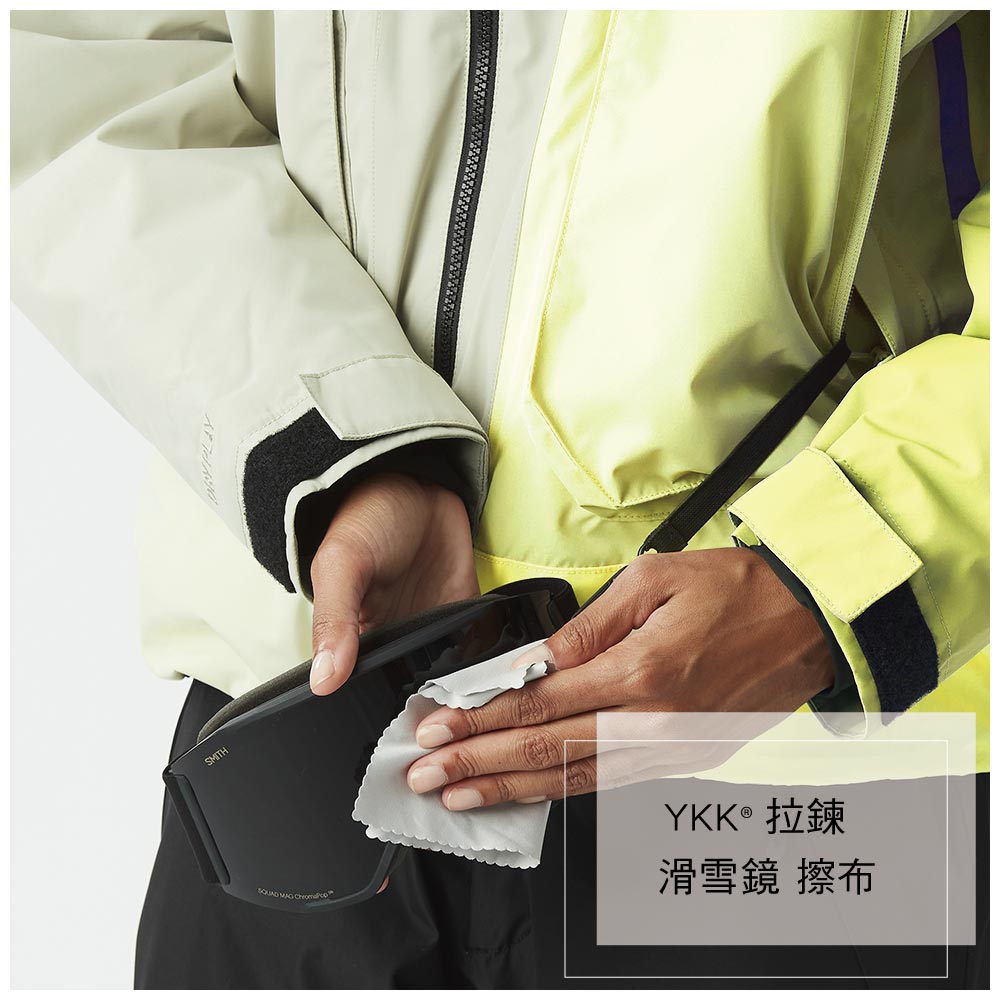 SMITH MAG YKK拉鍊滑雪鏡 擦布