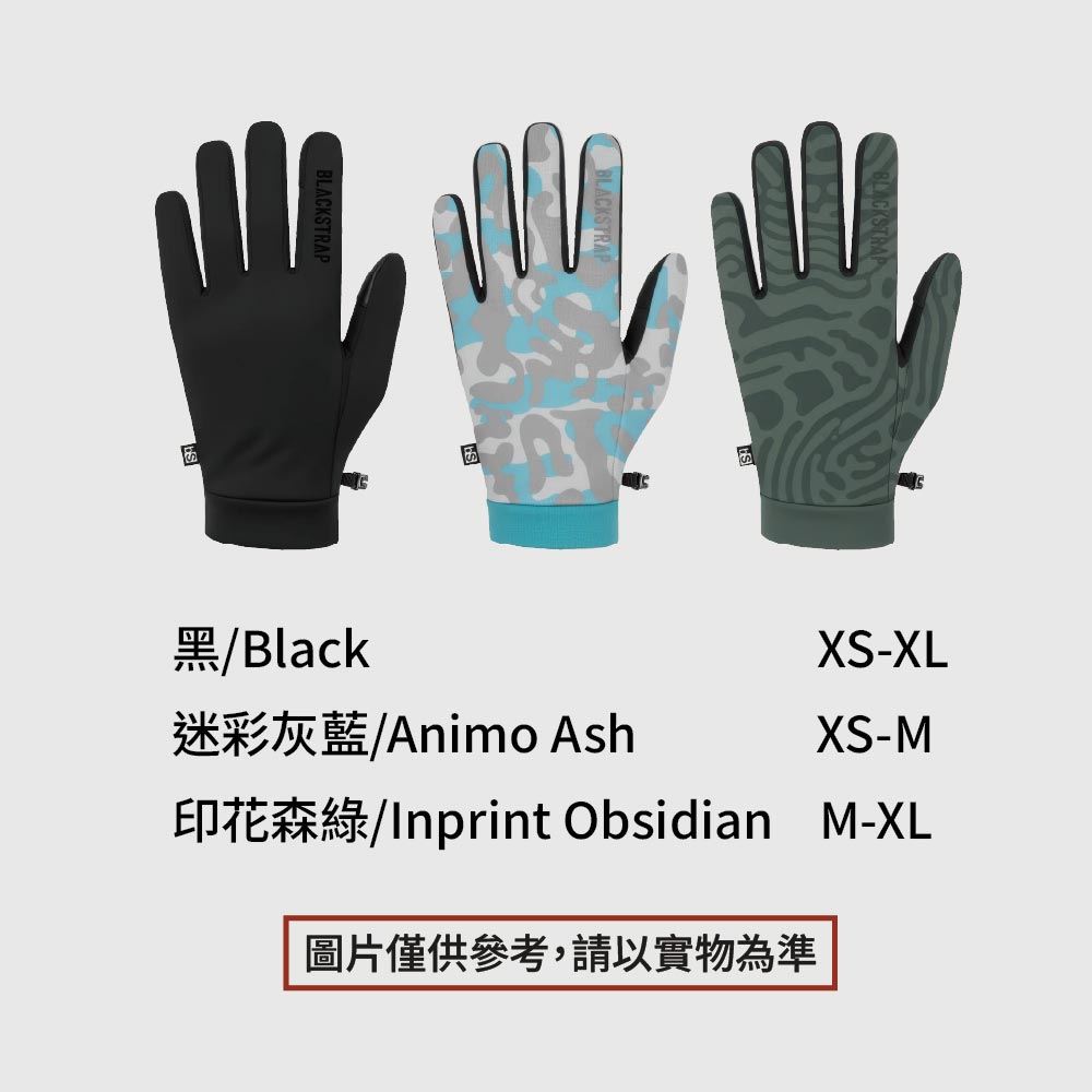 BlackStrap Cruiseliner Glove 觸控保暖手套｜印花森綠Inprint Obsidian(M-XL)｜透氣 防滑 可 ...