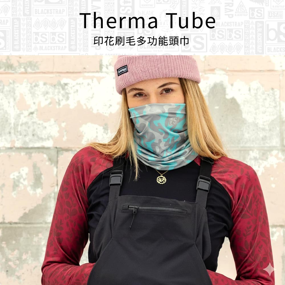 KSTRAPRAPBLACKSTRAPTherma Tube BLACKSTRAPBLACKSTRAP印花刷毛多功能頭巾bSbSbSbSbSBLACKS