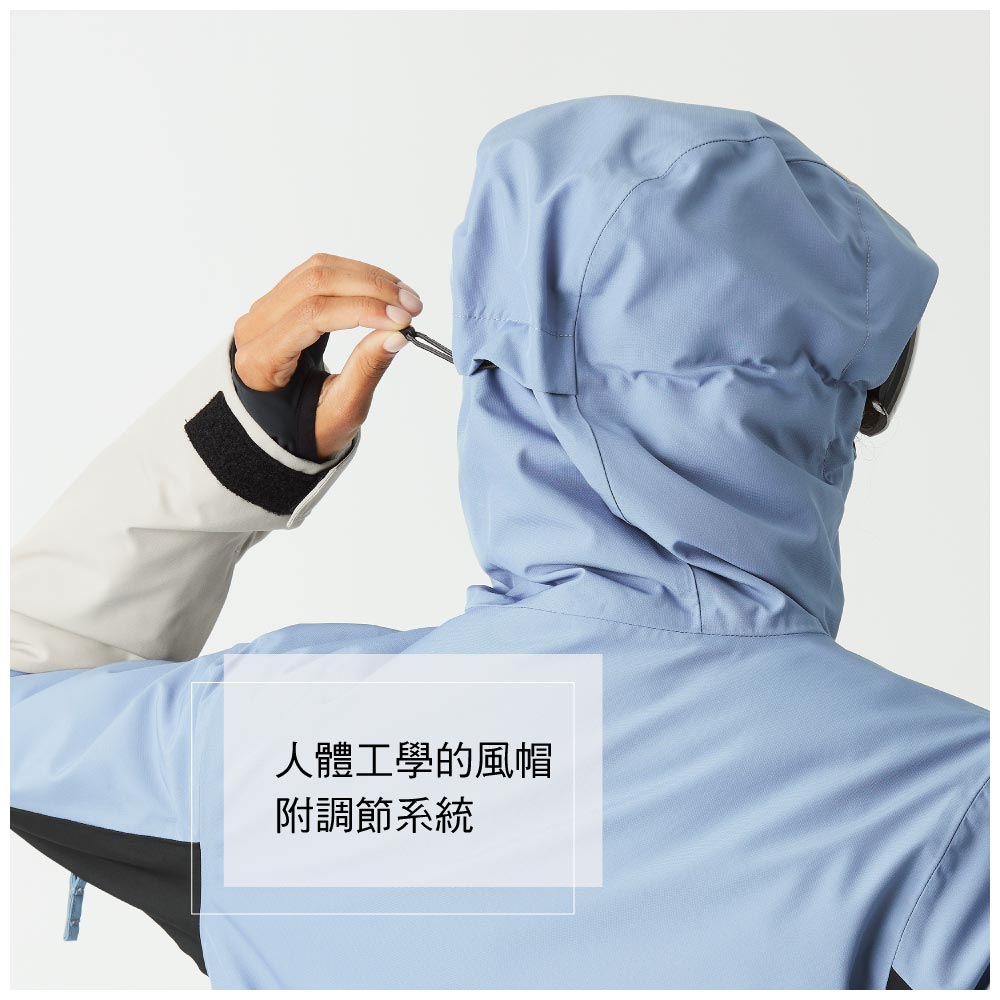 人體工學的風帽附調節系統