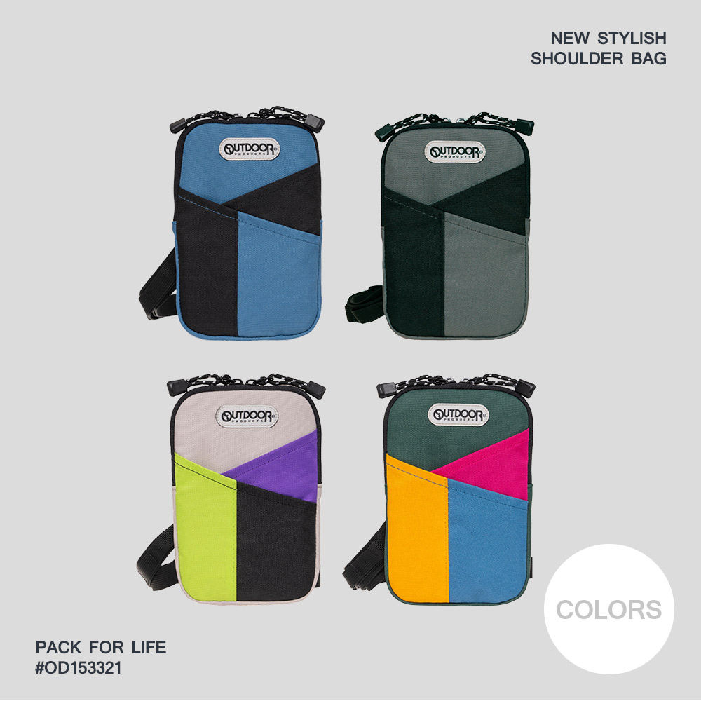 PACK FOR LIFE#OD153321OUTDOORNEW STYLISHSHOULDER BAGCOLORS
