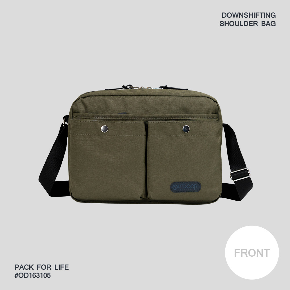 PACK FOR LIFE#OD163105DOWNSHIFTINGSHOULDER BAGFRONT