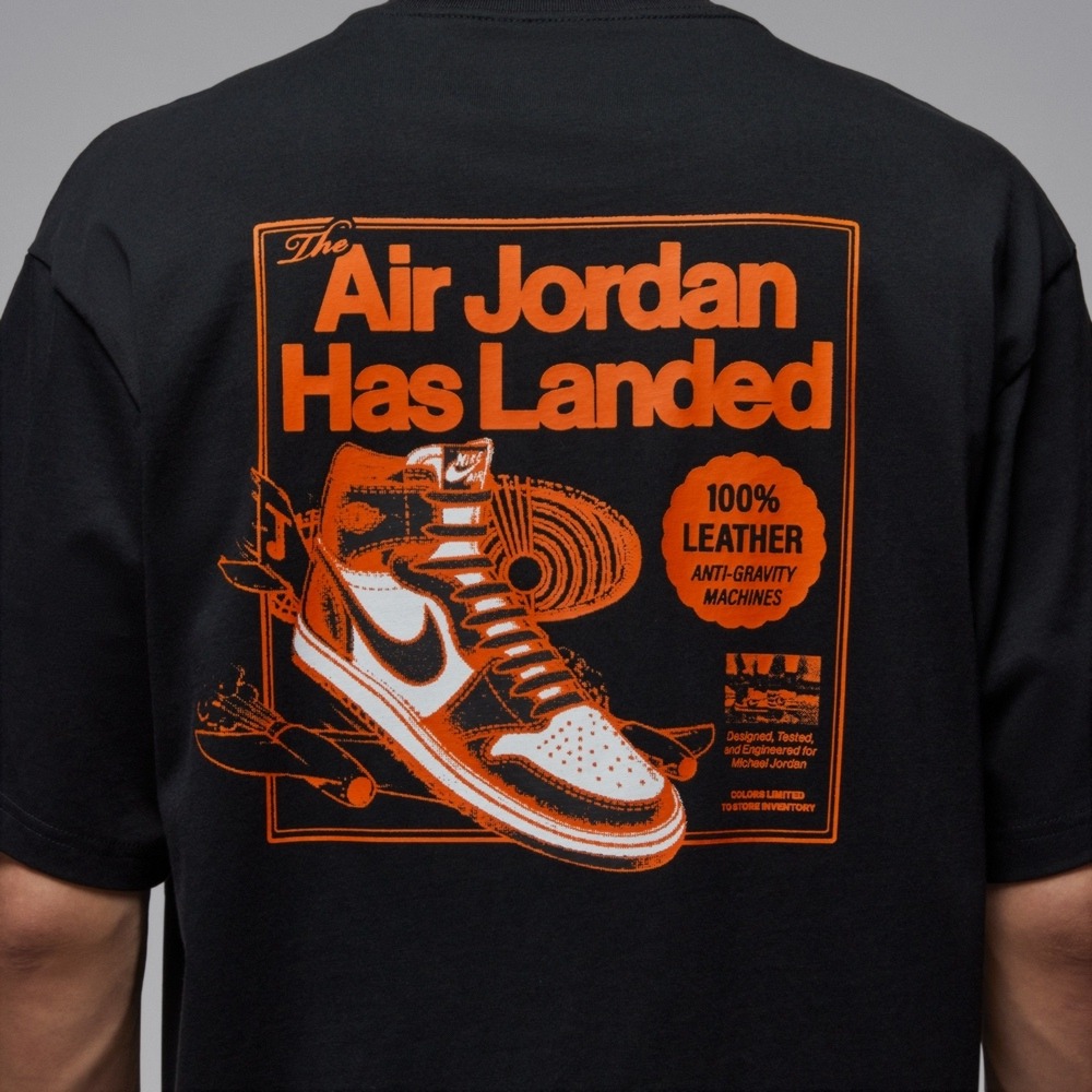 TheAir JordanHas Landed100%LEATHERANTI-GRAVITYMACHINESDesigned Tested,and Engineered for JordanCOLORS LIMITEDTO STORE INVENTORY